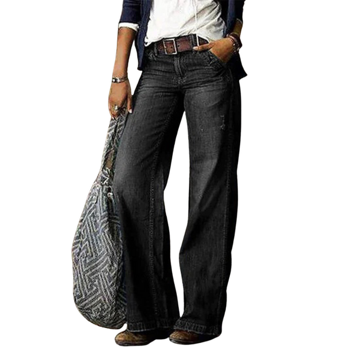 Dames Broek met Klassiek Design en Losse  Pasvorm