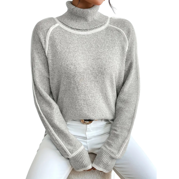 Dames Coltrui met Contrasterende Details